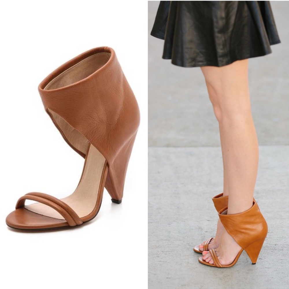 IRO Brown Leather Heels
